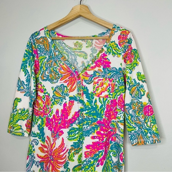 LILLY PULITZER PALMETTO Mini DRESS RESORT WHITE CASA MARINA Size medium - Picture 3 of 7